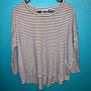🎆 Striped 3/4 Sleeve Top